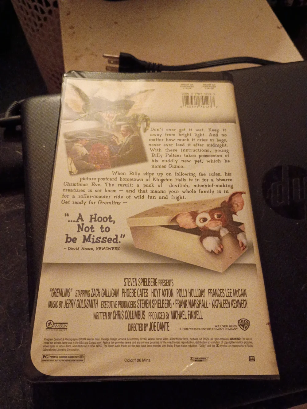 Gremlins Movie on VHS